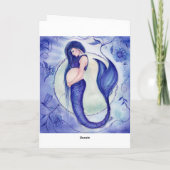 Paarse Baby voor zwangerschap met nierinsufficiënt Kaart (Achterkant)