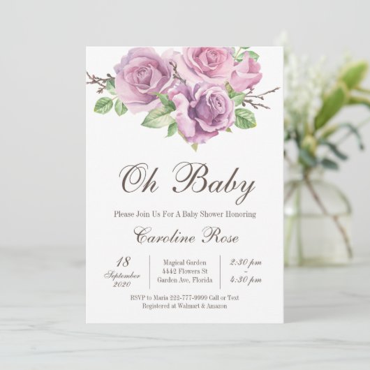 Paarse babyvoeding, Paarse ventilator Kaart (Staand voorkant)