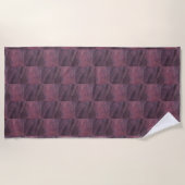 Paarse badhanddoek (Voorkant)