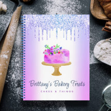 Paarse Bakkerij Cake Glitters Stroperig Gebak Dess