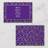 paarse bakstenen visitekaartje (Voorkant / Achterkant)