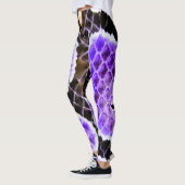 Paarse Bal Python Leggings – Exotische Reptielen (Links)