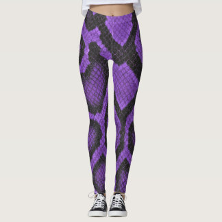 Paarse Bal Python Leggings stijl 2