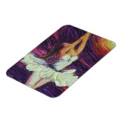 Paarse Ballerina dansende magneet (Linkerzijde)