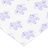 Paarse Ballet Birthday Pointe Shoes Korte Tafelloper (Hoek)