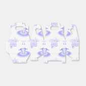 Paarse Ballet Birthday Tutu & Pointe Shoes Bedankdoosjes (Uitgevouwen)