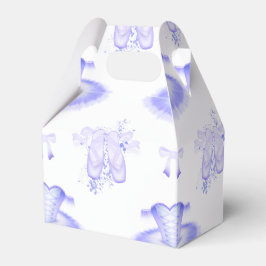 Paarse Ballet Birthday Tutu & Pointe Shoes Bedankdoosjes