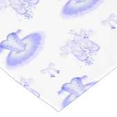 Paarse Ballet Birthday Tutu & Pointe Shoes Korte Tafelloper (Hoek)