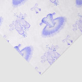 Paarse Ballet Birthday Tutu & Pointe Shoes Tissuepapier (Detail)