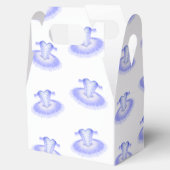 Paarse Ballet Birthday Tutu Waterverf Bedankdoosjes (Geopend)