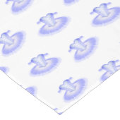 Paarse Ballet Birthday Tutu Waterverf Korte Tafelloper (Hoek)