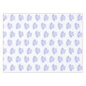 Paarse Ballet Birthday Tutu Waterverf Tafelkleed (Voorkant (Horizontaal))