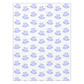 Paarse Ballet Birthday Tutu Waterverf Tafelkleed (Voorkant)