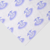 Paarse Ballet Birthday Tutu Waterverf Tissuepapier (Detail)