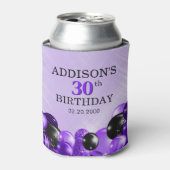 Paarse ballonnen blikjeskoeler (Blikje Voorkant)