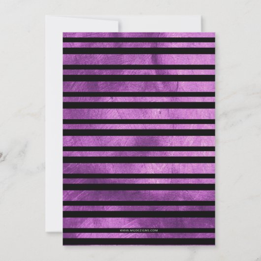  Paarse ballonnen op Afstuderen Kaart (Achterkant)