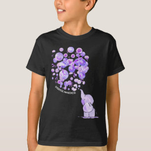 Paarse ballonnen opblazen Overdosering T-shirt