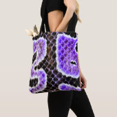 Paarse Balpython Boodschappentas – Wild Tote Bag (Dichtbij)
