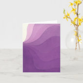 Paarse Bands Kaart (Gele Bloem)