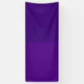Paarse banner met glinsteraccent rechts (op maat) (Verticaal)