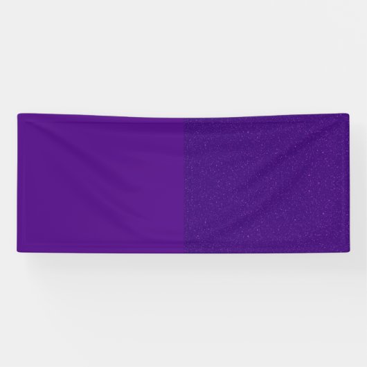 Paarse banner met glinsteraccent rechts (op maat) (Horizontaal)