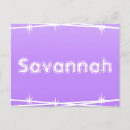 Paarse Barbed Wire Briefkaart