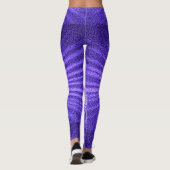 Paarse barst leggings (Achterkant)