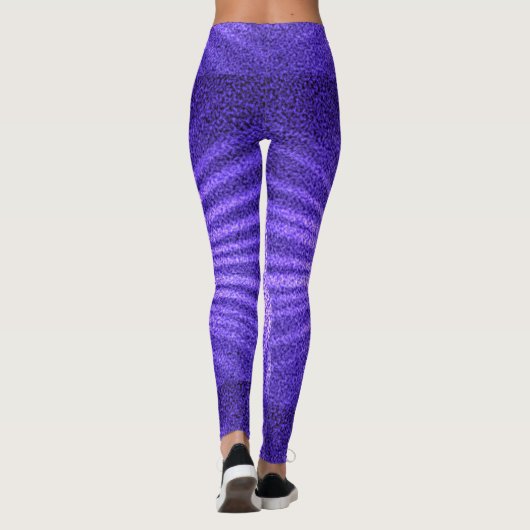 Paarse barst leggings (Achterkant)