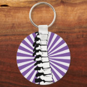 Paarse barst-Sleutelhanger Sleutelhanger (Voorkant)