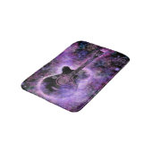 Paarse Bath Mat met Guitar Musical Modern Design (Gekanteld)