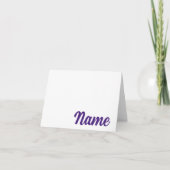 PAARSE Baton Rouge, LA gepersonaliseerde Note Kaar Bedankkaart (Voorkant)