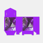 Paarse Baubles promotievak paars Bedankdoosjes (Uitgevouwen)