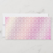 Paarse Beach Weddenschap Save the Date Photo Card (Achterkant)