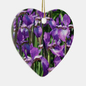 Paarse Bearded Iriss Flower Ornament (Rechts)