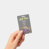 Paarse Beauty Hall Pass Badge (Handheld)