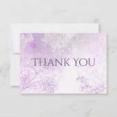 Paarse bedankt kaarten (Achterkant)