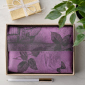 Paarse Bee-serie ontwerp 8 Tissuepapier (Geschenk)