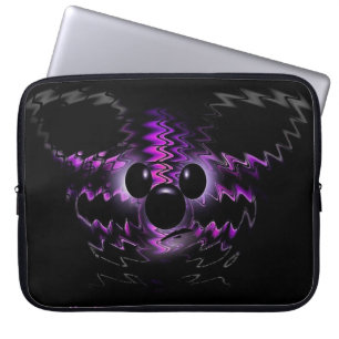 Paarse Beer laptophoes Laptop Sleeve