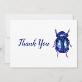 Paarse Beetle Bedankkaart (Voorkant)