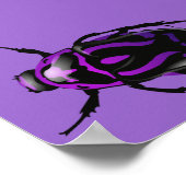 Paarse Beetle Poster (Hoek)