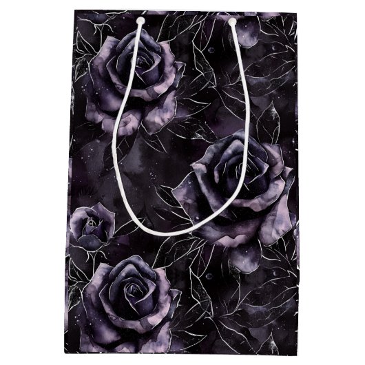 Paarse Begraafplaats Rozen Gotisch Occult Medium Cadeauzakje (Achterkant)