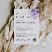 Paarse behuizing Kaart-de Details Sjabloon Kaart