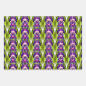 Paarse beien Abstracte Natuur kunstpatroon Inpakpapier Vel (Voorkant 2)