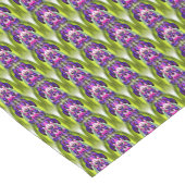 Paarse beien Abstracte Natuur kunstpatroon Korte Tafelloper (Hoek)