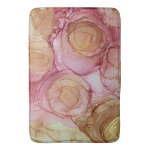 Paarse Beige Abstracte Floral