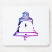 Paarse Bell Mouse Mat. Muismat (Voorkant)