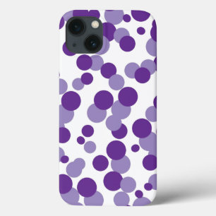 Paarse belletjes Confetti iPad-draagtas Case-Mate iPhone Case