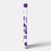 Paarse belletjes Confetti iPad-draagtas Case-Mate iPhone Case (Achterkant / Rechts)