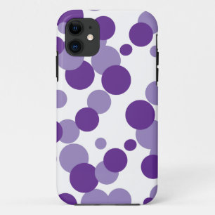 Paarse belletjes Confetti iPhone 5s draagtas Case-Mate iPhone Case