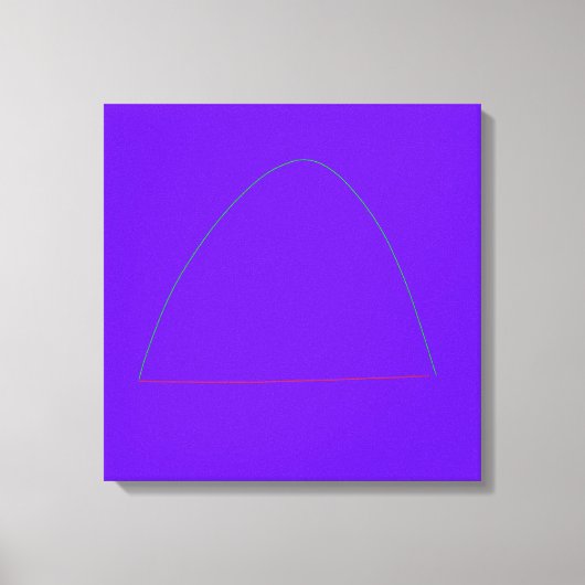 Paarse Berg Canvas Afdruk (Voorkant)
